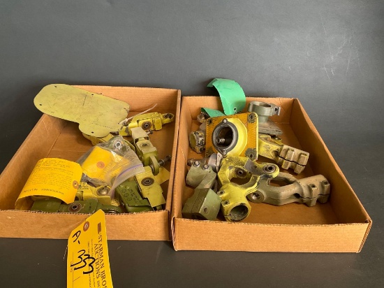 BOXES OF LEVER ASSYS AND STICK MOUNTS