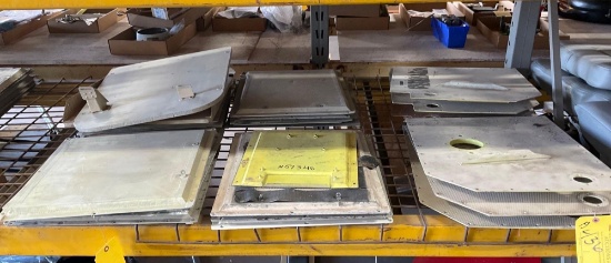 STACKS OF FLOOR PANELS & SEAT PANS