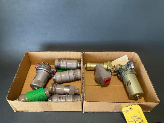 BOXES OF FILTER HOUSINGS & INV.