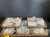 BOXES OF NEW & USED BELL & MISC SPECIALTY HARDWARE & EXPENDABLES