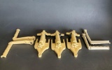 BELL 206 ROTOR PEDAL BASES & SOME PEDALS
