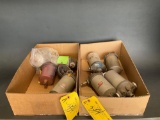 BOXES OF BELL FUEL FILTER HOUSINGS (VARIOUS CONDITIONS)