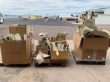 PALLETS OF BELL 206 INTERIOR PLASTIC