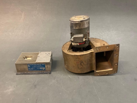 (LOT) KING AIR BLOWER ASSY 99-380021-1 & MOTOR CONTROLLER 101-384177-1