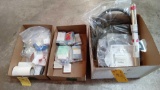 BOXES OF KROY LABEL CARTRIDGES, HOSE & SHOP EXPENDABLES