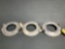 (3) SPINNER BACKING PLATES