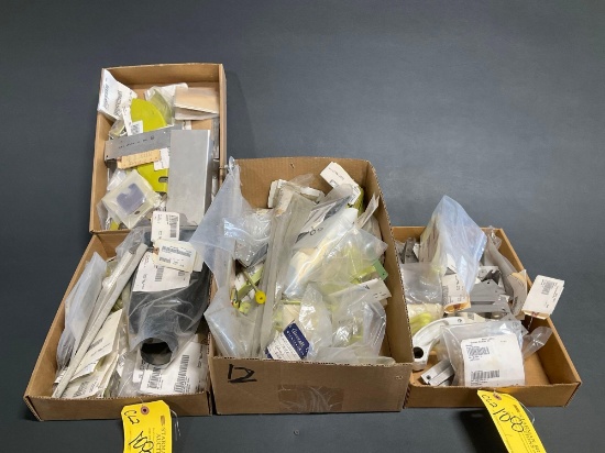 BOXES OF N.O.S. DUKE, BARON & TRAVEL AIR AIRFRAME INVENTORY