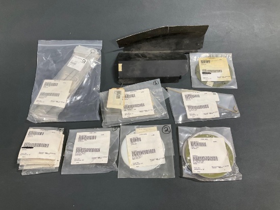 NEW CESSNA BAFFLE SPRINGS 0450277-15 & -6, 1211520-3, INSPECTION PLATE DOUBLERS & PIN 0552144-17