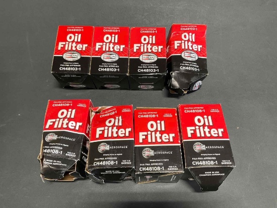 NEW CHAMPION OIL FILTERS CH48103-1 & CH48108-1