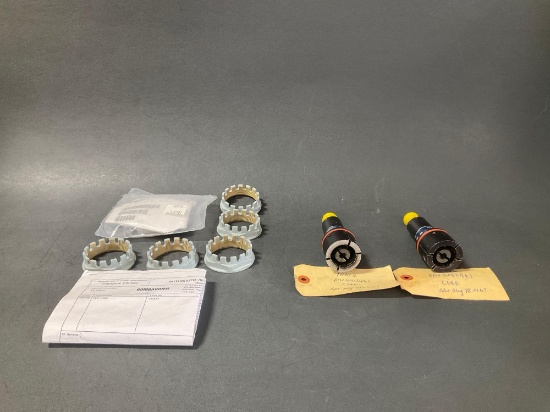 (LOT) WHEEL SPEED SENSORS 6002463 & NEW BOMBARDIER AXLE NUTS 19053-1