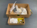 (LOT) NEW STATIC WICKS, USED TEMP SENSORS & HAWKER 800 POSITION SENSOR 3E1-500A