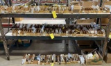 SHELVES OF AIRFRAME, HARDWARE, ELECTRICAL & MISC INVENTORY (DOES NOT INCLUDE RACK)