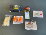 NEW HEATER SOLENOID 3E3340-2, SQUIB CARTRIDGES 861375, 2-102990-2, 055046B & A/R SMOKE DETECTOR