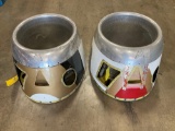 (LOT) INLET COWLS (PARTIAL DISASSEMBLED)