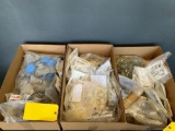 (3) BOXES OF CANNON PLUG INVENTORY & NEW ELECTRICAL INVENTORY