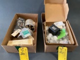 BOXES OF AXIAL FLOW FANS & NEW AND USED ELECTRICAL INVENTORY