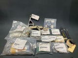 N.O.S. PIPER TOE BRAKE MOD INVENTORY, LANDING GEAR BEARINGS, AXLE NUTS & MISC