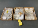 BOXES OF NEW BUSHINGS, CHERRY RIVETS, CAMLOCK RECEPTICALS & HARDWARE