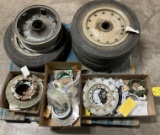 (LOT) WHEELS & BRAKES