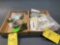 BOXES OF VALVES, SWITCHES, REGULATOR & INVENTORY 45AS63018-159, A861TS4RF50, 4219F010301, 21B17-5B,