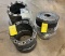 STACKS OF TPE-331 BURNER CANS & LINER BASES