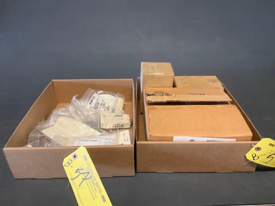 BOXES OF NEW BEECHCRAFT GASKETS 50-921587-7, FILTERS 50-389070-23 & EXPENDABLES