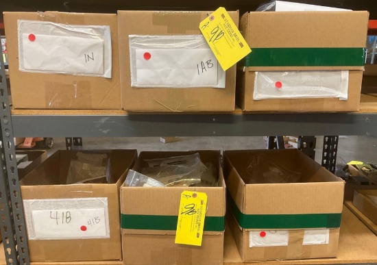 BOXES OF NEW ELECTRICAL & HARDWARE INVENTORY (MOST HAVE CERTS/LIST TO BE USED AS A GUIDE ONLY)