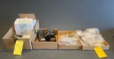 BOXES OF NEW & USED ELECTRICAL INVENTORY
