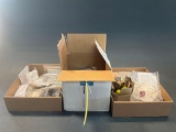 BOXES OF NEW & A/R ACCY REPAIR INVENTORY & STARTER/GENERATOR BRUSH'S