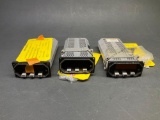 COLLINS IND-42A DME INDICATORS 622-6524-004 (LAST 1 PICTURED HAS LOOSE PART INSIDE)