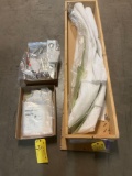 NEW BEECH STRINGERS 130-430046-2 & INVENTORY 130-3600-1, 114-980052-2, 104-520-9003, 129-430003-17,