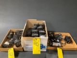BOXES OF COURSE INDICATORS & DAMAGED INSTRUMENTS FOR PARTS OR REPAIRS