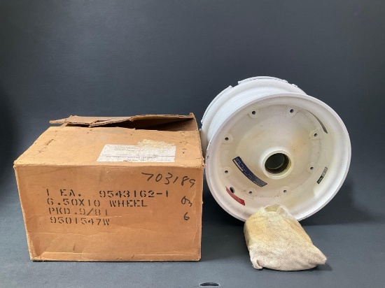N.O.S. CESSNA/GOODYEAR 6.50-10 WHEEL ASSY 9910075-2 ALT# 9543162-1