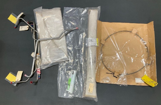 (LOT) CESSNA CONTROL CABLE 1323645-15-165, CARPET 6619229-5, & -8 LINES & MISC