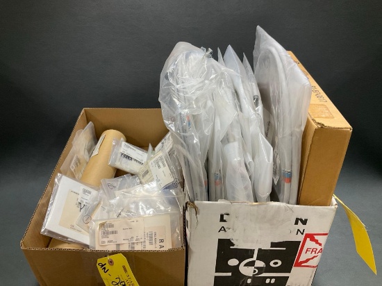 BOXES OF NEW BEECHCRAFT AIRFRAME EXPENDABLES & TUBING 000-110135-18, 50-440049-13, 000-110133-9,