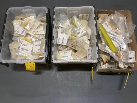 BOXES OF NEW CESSNA, PIPER AIRFRAME & ELECTRICAL INVENTORY