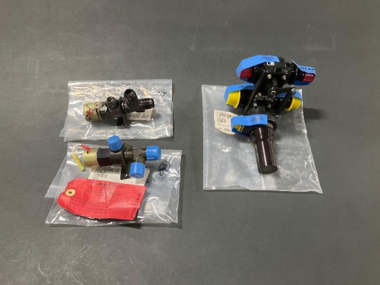 (LOT) GOODRICH FLOW CONTROL VALVES 3D2353-06 (BOTH REMOVED FOR REPAIR) & SKYDROL VALVE C137-M11 (NEW