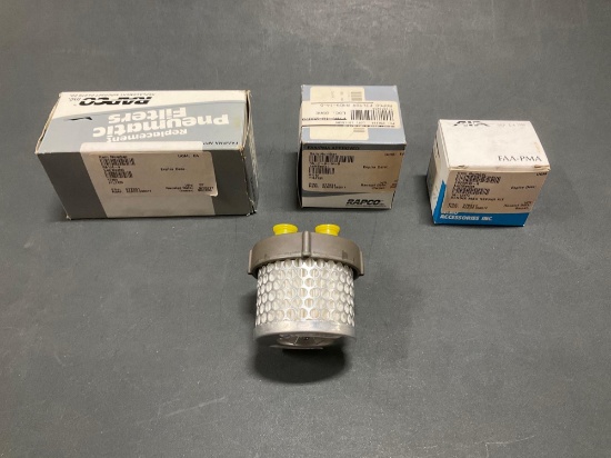 (LOT) NEW PNEUMATIC FILTERS C294501-0101, RA1J4-4 & MAGNETO REPAIR KIT 10-13414