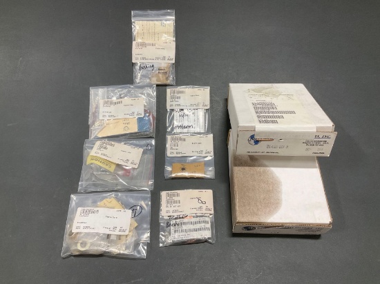 (LOT) NEW BUSHINGS 45-815013, 101321-00B0180, 50-004-1A, BRUSH SET 90-2526, OXYGEN OUTLET 23599-10,