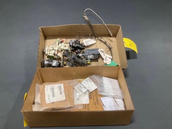 BOXES OF NEW FALCON HARDWARE, KIDDLE FIRE DETECTOR LOOP 875662, CJ610 HR KIT, USED TEMP HARNESS
