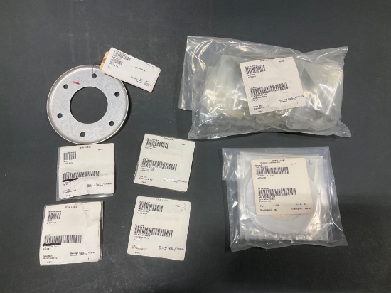 (LOT) NEW DRAIN VALVES 4850, SPINNER DOUBLER 35667-002, BRAKE CLIPS 9543688 & SPACERS 0450039-2-294