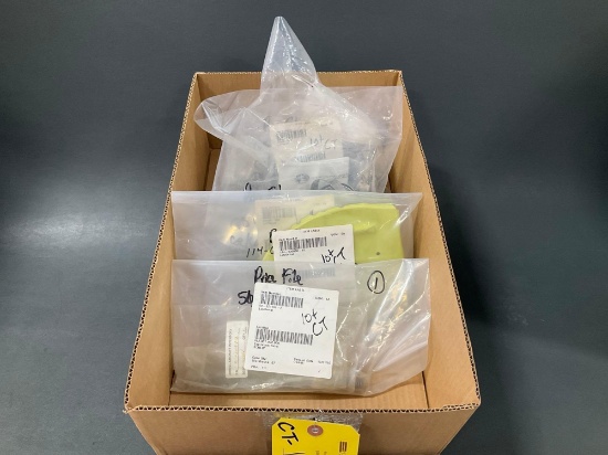 NEW BEECHCRAFT SCREW 50-521197-2 (NO PAPERWORK), RIB 114-630000-65 (NO PAPERWORK) & CLAMPS QS100-36S