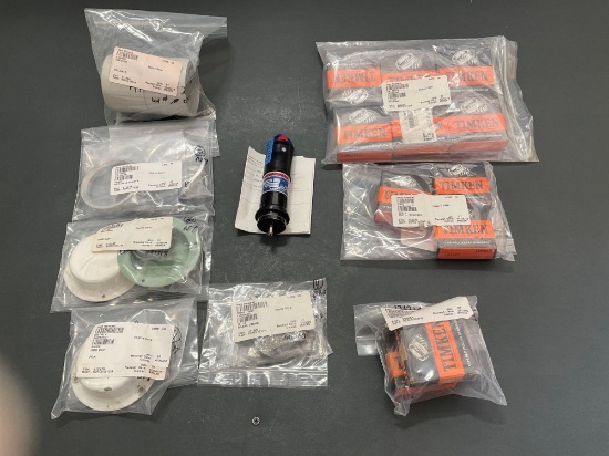 NEW BEARINGS LM-503310, RACES 13621, OVERHAULED WHEEL SPEED TRANSDUCER 9542719-3 & MISC INVENTORY