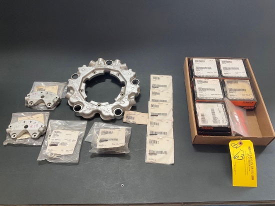 BOXES OF NEW BEARINGS JLM813049, 07196, CALIPER HOUSINGS 751-534, 9533967 & MISC