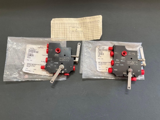 PIPER PA46 GEAR SELECTOR VALVES 83767-2 (BOTH APPEAR NEW/1 WITH PICK TAG)