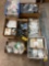 BOXES OF NEW & USED AVIONICS & REPAIR INVENTORY