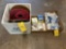 (LOT) LIGHTS, ELECTRIC TERMINALS, WIRE & MISC