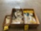 BOXES OF CAMLOCKS, LIGHT POWER SUPPLIES & LIGHT BULBS