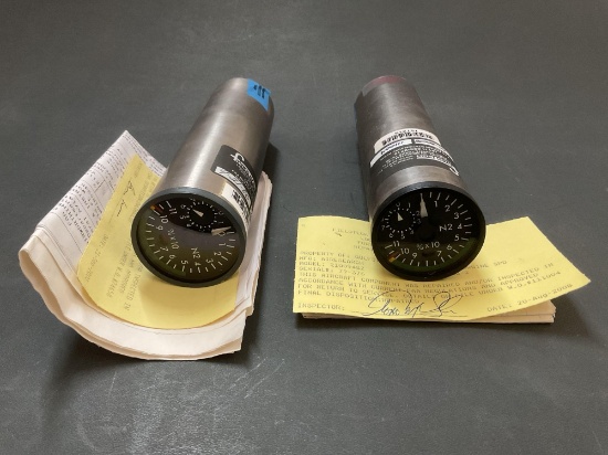 TURBINE SPEED INDICATORS 2100948-2 (1 REPAIRED & 1 OVERHAULED)