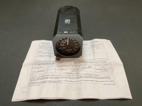FALCON AIRSPEED INDICATOR 26320-310 (REPAIRED) S/N 454